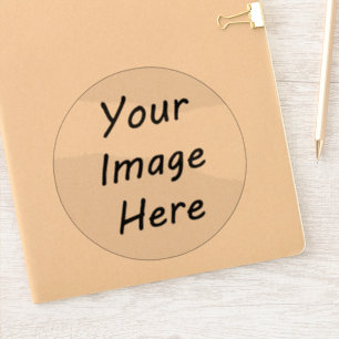 Sticker Votre image ronde ici