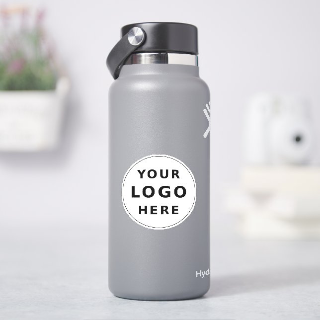 Sticker Votre logo d'entreprise Bouteille d'eau minimalist (HydroFlask)