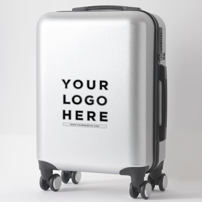 Sticker Votre Logo Grand Effacé Découpe (Sur valise)