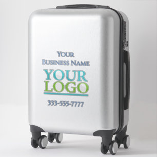 Sticker Votre Logo Ici, Business Name Promo, do-it-yoursel