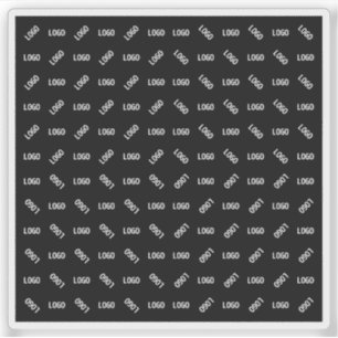 Sticker Votre logo/image   Matelas géométrique moderne uni