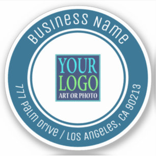 Sticker Votre logo, nom commercial, adresse ou tout autre