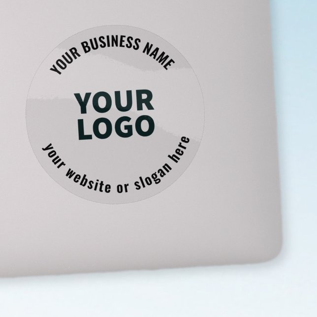 Sticker Votre logo ou votre image en gras Texte modifiable (Créateur téléchargé)