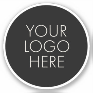 Sticker Votre logo rond entreprise professionnelle