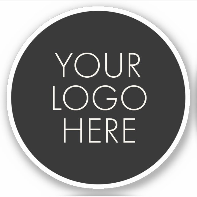 Sticker Votre logo Round Business Company Professional (Devant)