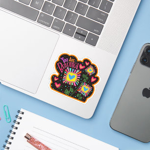 Sticker Vous êtes Belle Fleur Whimsical Inspirivity