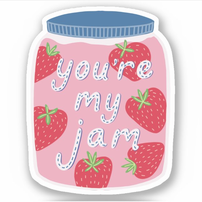 Sticker Vous êtes la Saint-Valentin de ma vie (Devant)