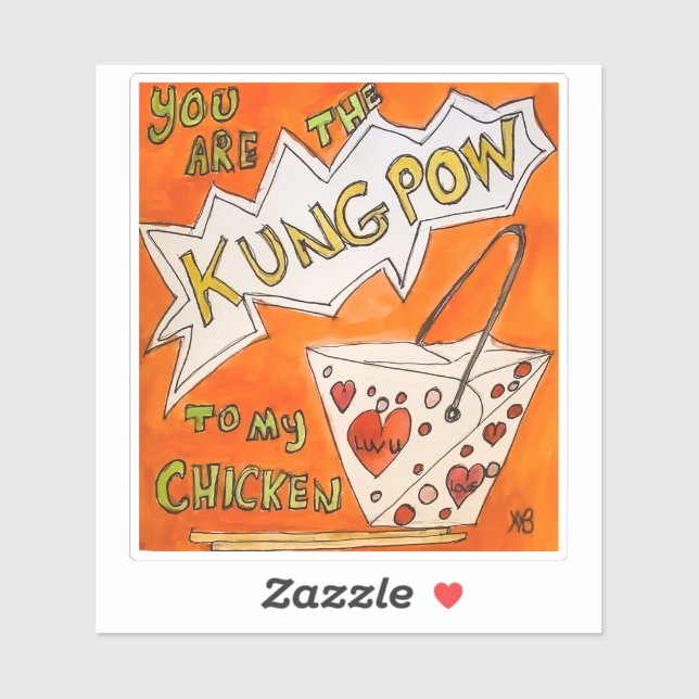 Sticker Vous êtes le Kungpow (Feuille)