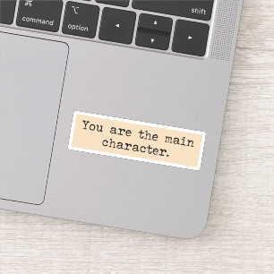 Sticker Vous êtes le personnage principal Dark Academia es