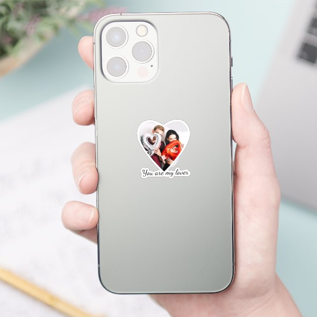 Sticker Vous êtes mon amant – Conception de cœur romantiqu (Téléphone)