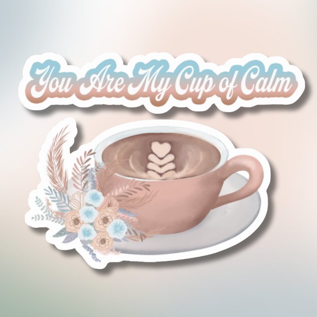 Sticker Vous êtes mon café bohème calme (Créateur téléchargé)