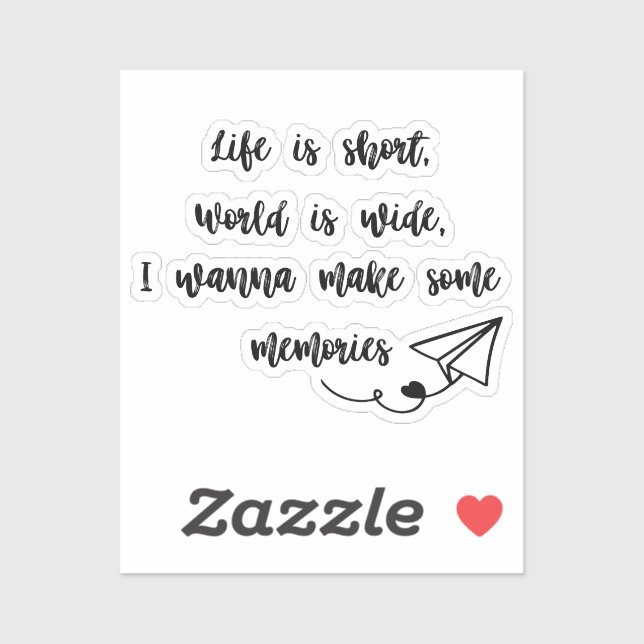 Sticker Voyage (Feuille)