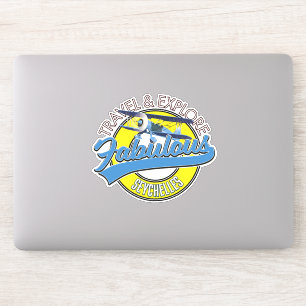 Sticker voyage explorer le fabuleux logo seychellois