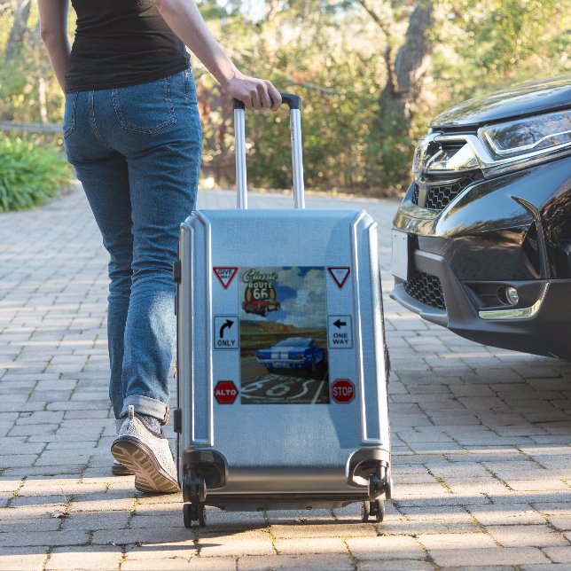 Sticker "Voyage routier 66" (Valise Insitu)
