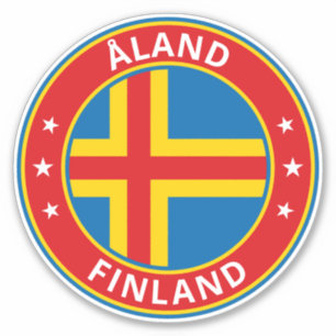 Sticker Voyageur mondial - Åland Ahvenanmaa, Suomi (Modi