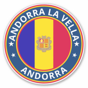 Sticker Voyageur mondial - Andorre La Vella, Andorre