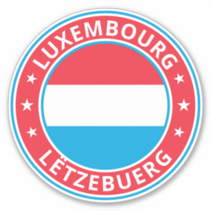 Sticker Voyageur mondial - Lëtzebuerg Luxembourg