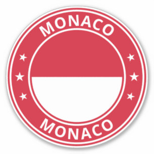 Sticker Voyageur mondial - Monaco