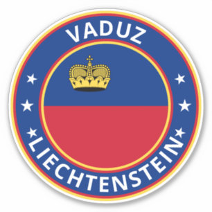 Sticker Voyageur mondial - Vaduz, Liechtenstein