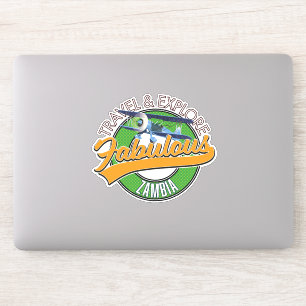 Sticker Voyagez et explorez la fabuleuse Zambie