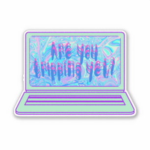 Sticker Voyagez-vous encore holographique