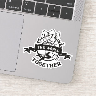 STICKER VOYONS LE MONDE ENSEMBLE