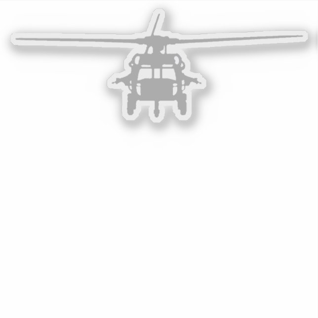 Sticker Vue frontale UH-60 Blackhawk (Devant)