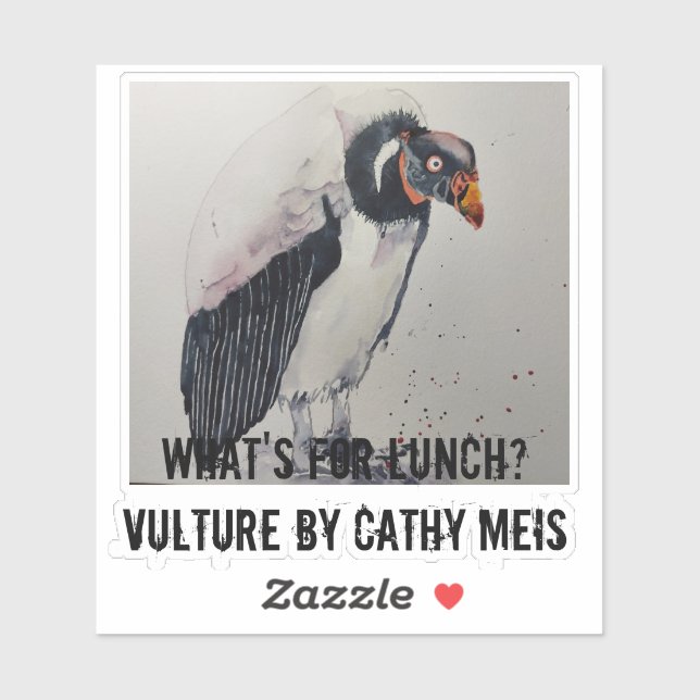Sticker Vulture de Hungry (Feuille)
