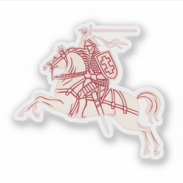 Sticker Vytis lituanien (Devant)