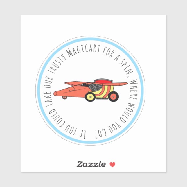 Sticker Waffle+Mochi- Magicart-Autocollant vinyle (Feuille)