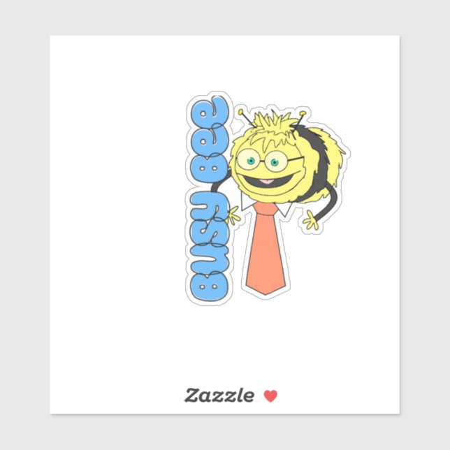 Sticker Waffles+Mochi-Autocollant vinyle Busy Bee (Feuille)