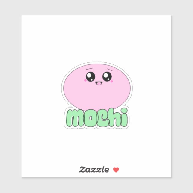 Sticker Waffles+Mochi-Just Mochi-Autocollant vinyle (Feuille)