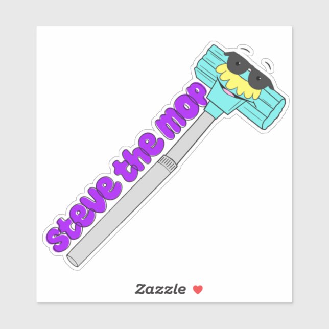 Sticker Waffles&Mochi-StevetheMop-Vinyl (Feuille)