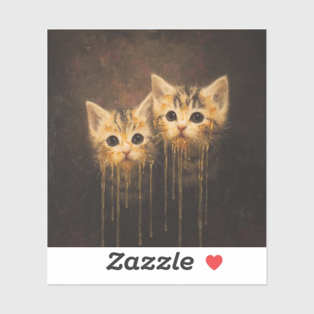 Sticker Waking Wain — Gothic Fine Art (Feuille)