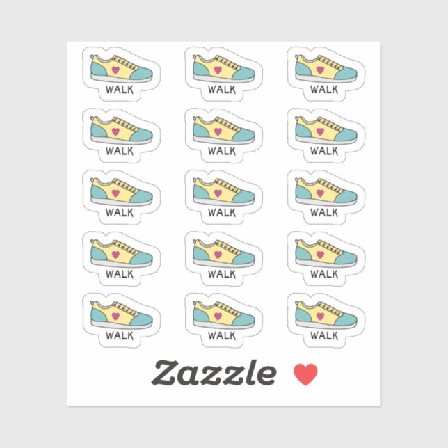 Sticker Walk Rappel Bujo Planner Journalisation (Feuille)