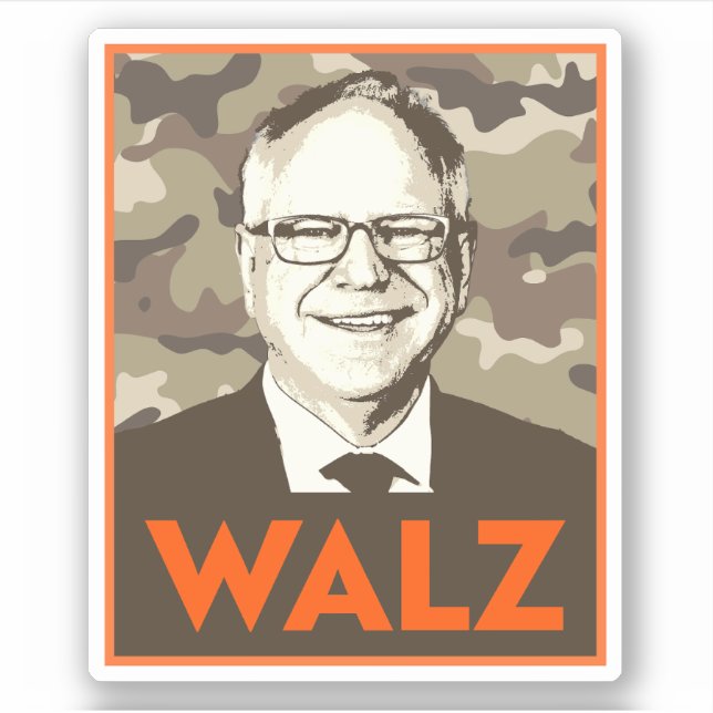 Sticker WALZ Hope au Camouflage (Devant)