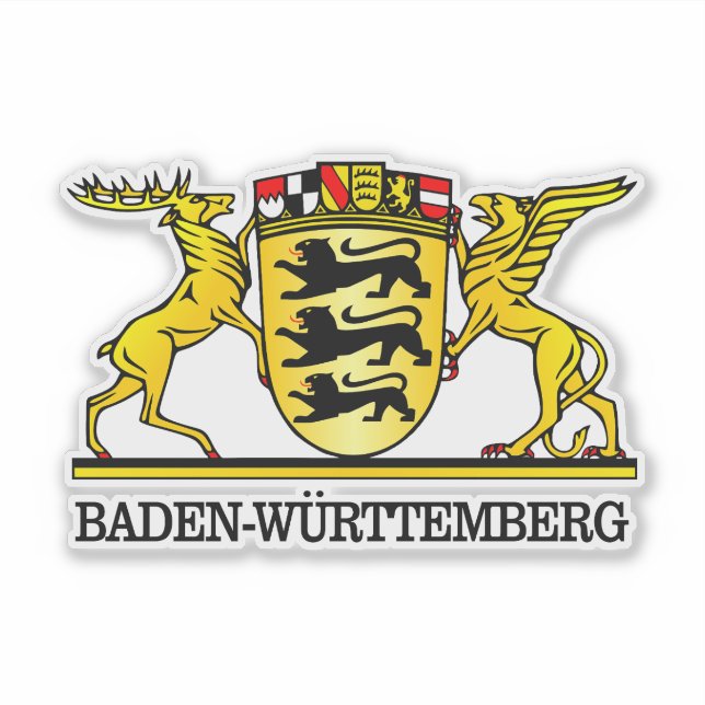 Sticker Wappen Baden-Wurttemberg (Devant)