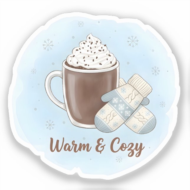 Sticker Warm & Cozy Christmas (Recto)