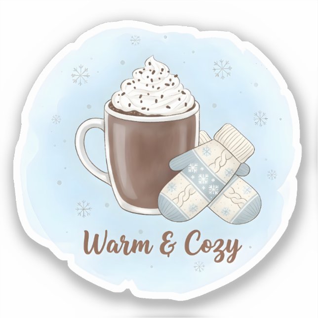 Sticker Warm & Cozy Christmas (Recto)
