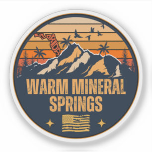 Sticker Warm Mineral Springs, Floride 