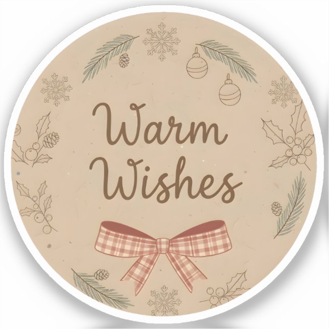 Sticker Warm Wishes (Recto)