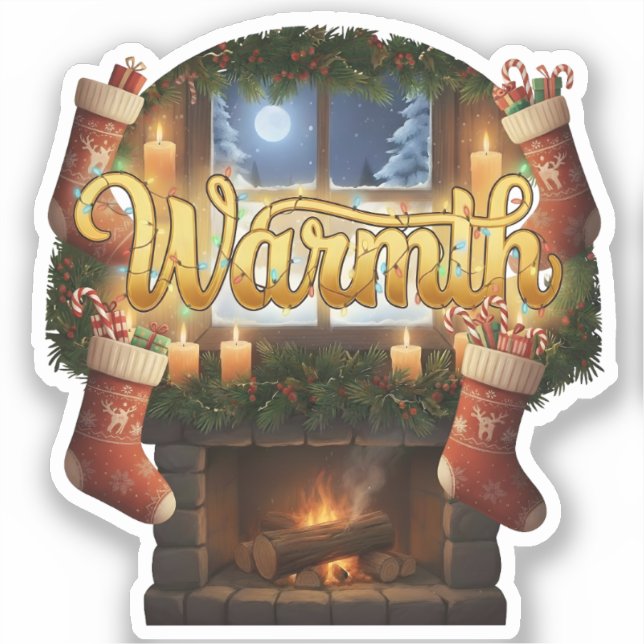 Sticker Warmth Cozy Christmas (Recto)