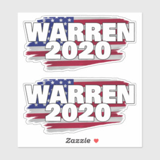 Sticker Warren 2020