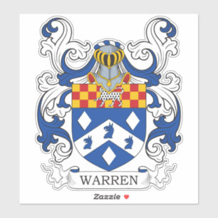 Sticker Warren Family Crest