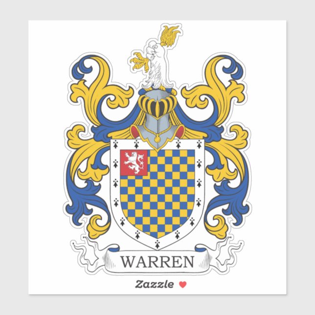 Sticker Warren Family Crest (Feuille)