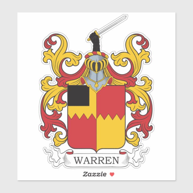 Sticker Warren Family Crest (Feuille)
