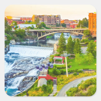 Sticker Washington de Spokane Falls