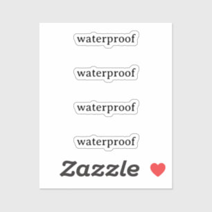 Sticker Water Prosph Forfait gratuit Black White Custom