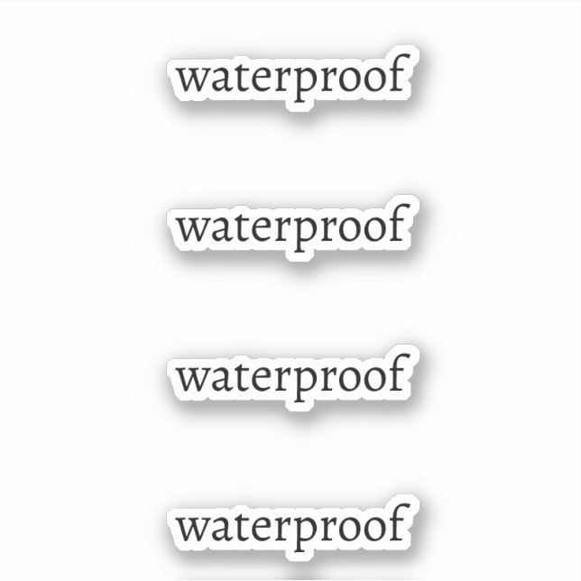 Sticker Water Prosph Forfait gratuit Simple Custom (Devant)