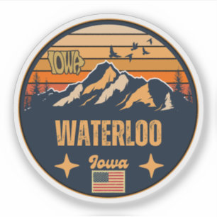 Sticker Waterloo, Iowa